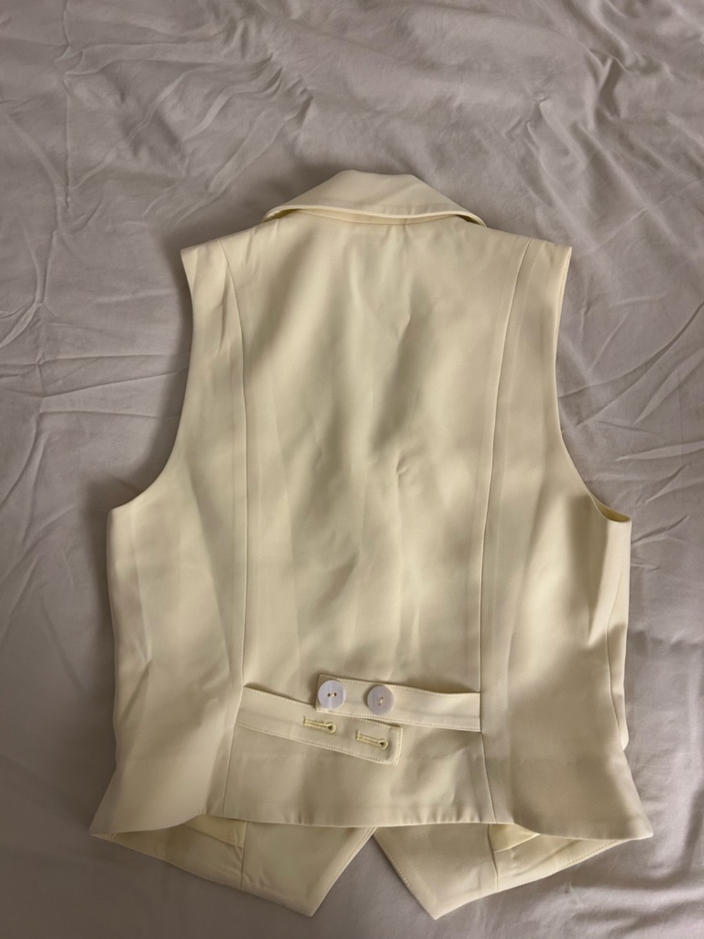 Revolve L'Academie Carinne Vest Top, Color Lemon, Size Small - Picture 8 of 9